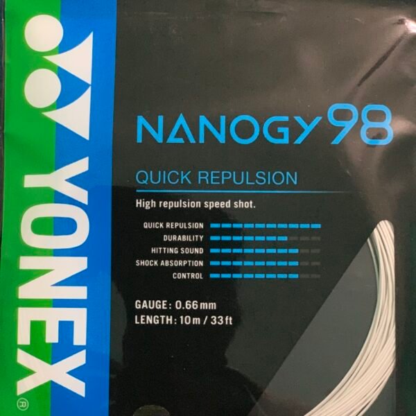 Yonex badminton racquet string NANOGY 98 10M